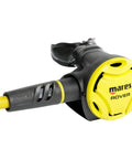 Rover Compact Scuba Diving Second Stage Octopus Regulator With Vortex Assisted Design for easy breathing, angled front view