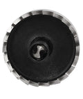 Top view of 38mm Hole Saw Kit With 70mm Long HSS Twist Drill Bits Spring Loaded Includes 6mm Drill Bit Two Hole Saws Two Hex Wrenches And Case