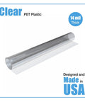 Clear Baby Safety Banister Guard Net, 33 By 10 Feet Roll, No Sweat Tie Strap Install, Toddler Proof Railing Cover To Keep Kiddos Locked Down From Balcony Falls Indoors, 14 mil thick PET plastic roll.