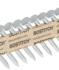 Pro Grade Framing Nails With Paper Tape Collated, galvanized metal connector nails for tough framing jobs, close-up view