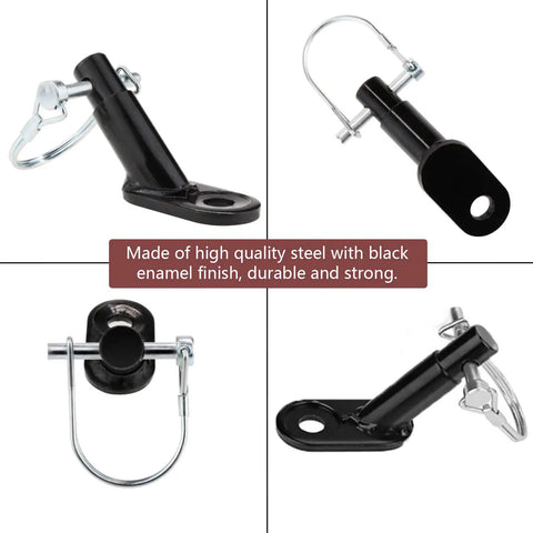 Heavy Duty Bicycle Trailer Hitch Coupler Connector Alloy Attachment For Schwinn And Instep Bikes, Built To Last Steel Construction