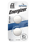 Top Shelf 2016 3V Lithium Coin Cell Batteries 2 Pack featuring a child safe shield and bitter coating for secure use.