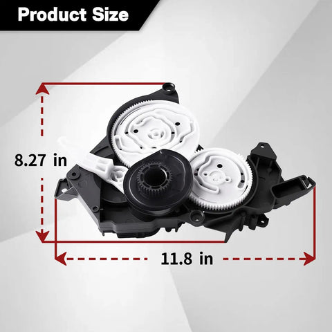 Toyota Tundra And Sequoia HVAC Blend Door Actuator Replacement For 2007 To 2021 Air Conditioning Heater Air Mix Damper Servo Motor Replaces 871060C140, product size shown is 8.27 x 11.8 inches