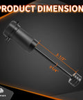 Beefy Heavy Duty Trailer Tongue Coupler Lock With One Quarter Inch Diameter Pin And Three And One Half Inch Span Latch Type Hitch Lock