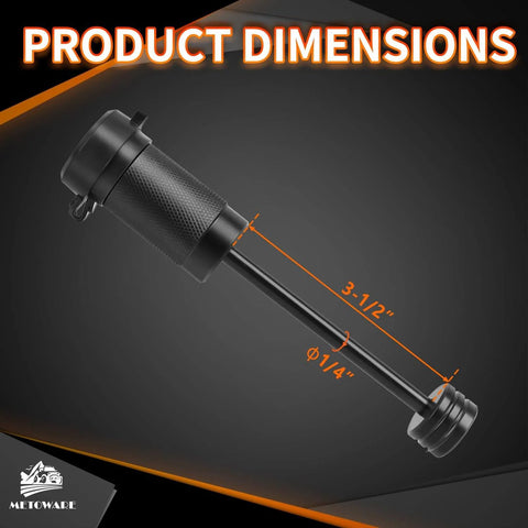 Beefy Heavy Duty Trailer Tongue Coupler Lock With One Quarter Inch Diameter Pin And Three And One Half Inch Span Latch Type Hitch Lock
