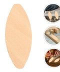 100 Pack Hella Strong Beech Wood Joiner Biscuits For Heavy Duty Woodworking and Furniture Assembly Oval Slotting Dowels shown on workbench