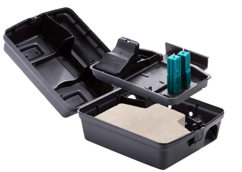 Titan Rodent Bait Station For Commercial Pest Control Weighted Self Securing Design That Stays Put Traps And Bait In Tandem