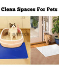 Keep The Floors Spotless With Heavy Duty Tacky Mats 24 By 36 Inches White Adhesive Roll Out Sheets for pet clean spaces