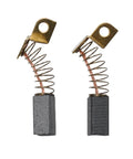 Hella Durable 6 Pack Carbon Motor Brushes For Porter Cable 7800 Drywall Sander Screwdriver N119739 close-up of two carbon brushes with coils.