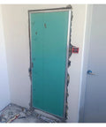 Custom Fit Lockable Wall Access Panel Hidden Inspection Hatch With Heavy Duty Aluminum Frame Secure Latch For Drywall Utility Openings No Fuss Install And Professional Finish in a wall opening.