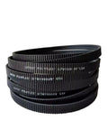 Heavy Duty Belt For Belt Drive Systems 2-7M545JB Compatible Conveyor Belt With Sizes 515-825, coiled V-belt design