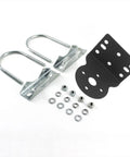 Beefy Mast Clamp With Dual U Bolts For Ham UHF VHF CB Truck Antennas Outdoor Attic Mount Bracket with hardware set