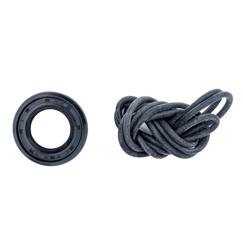 Straight Up Front Load Washer Tub Bearing And Seal Kit Replacement For LG Kenmore 4036ER2003A 1267488 includes a black seal and rubber gasket.
