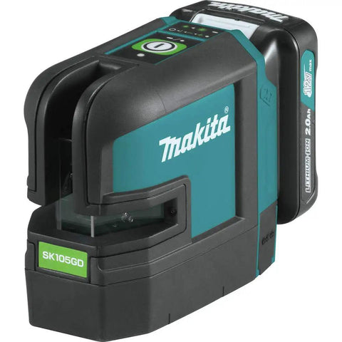 Pro Grade Cordless Leveling Laser delivering bright green beam cross lines compact design for crisp layouts and plumb setup.