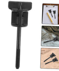 Spare Tire Bolt Adapter For Civic HRV Wheel Mounting Screw Easy Install No Fuss Quick Fit Retainer Clamp, black finish