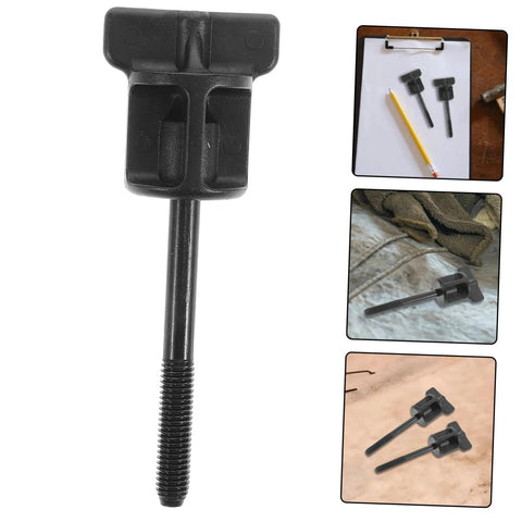 Spare Tire Bolt Adapter For Civic HRV Wheel Mounting Screw Easy Install No Fuss Quick Fit Retainer Clamp, black finish