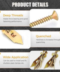 Product details of Self Drilling Drywall Anchor Kit With Screws Upgraded Direct Insertion Expansion Fasteners shown with close-up features.