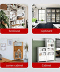 Examples of bookcase, cupboard, corner cabinet, and cabinet for Hidden Flip Up Cabinet Door Rail Set use in various rooms
