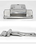 Heavy Duty Stainless Steel Vehicle Door Hinge For Fireproof Truck Doors, top and side view
