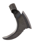 Double Sickle Garden Tool For Weeding And Pruning, High Manganese Steel Blade, close-up of cutter head on white background