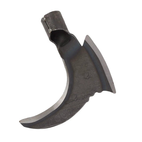 Close-up of Double Scythe Mowing Tool With High Manganese Steel Cutter Head For Tree Trimming And Lawn Care