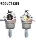 Carburetor Replacement Kit For Briggs And Stratton Intek Engines 14.5HP Through 21HP dimensions shown with measurement lines