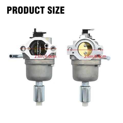 Carburetor Replacement Kit For Briggs And Stratton Intek Engines 14.5HP Through 21HP dimensions shown with measurement lines