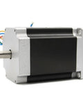 Nema 23 Stepper Motor 1.8 Degree 1.89Nm 3A Dual Shaft 57mm Frame 8mm Shaft For 3D Printers CNC Machines Engraving And Automation Projects Precision High Torque Stepper For Precise Motion, side view with dual shaft
