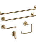 Trinsic 18 Inch Towel Bar In Champagne Bronze For Your Bath Upgrade - Rugged Zinc Die Cast Build With Easy Set Screw Mounting