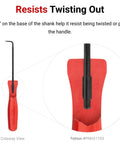 Blunt Pick And Hook Set Five-Piece For Precision Mechanical Work With Straight, 45-Degree, 90-Degree, 130-Degree, Compound Picks, 0.040 In