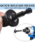Five Piece Spin Flaring Tool Set for Soft Copper Tubing with Hex Shank Drill Bits detail with quick release shank
