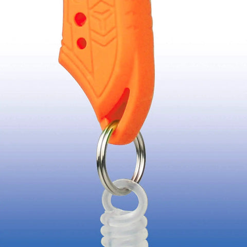 Close-up of orange handle detail from PA-09 Pro-Grade Precision Micro Connector Crimping Pliers 175mm for AWG 32-20 wires.