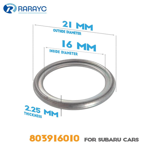 Subaru Oil Drain Plug Gasket Set 16 Pack Crush Washers Replacement Kit for Outback Impreza Forester BRZ XV Crosstrek WRX Ascent