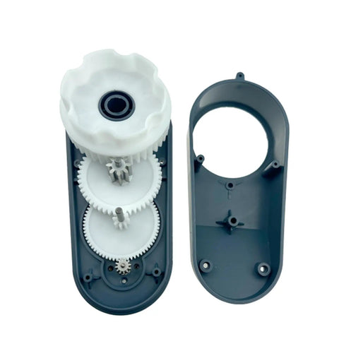 Open view of Two Pack 12 Volt RS390 Gearbox With DC Motor High Speed 20000RPM For Powered Wheel Ride On Toys Replacement Kit