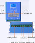 Beefed Up Hybrid Wind And Solar Charge Controller 6000W To 14000W With Dump Load Auto MPPT for 12V 24V 48V Batteries front view