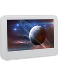 4K Telescope Eyepiece Camera With 5 Inch HD Display, vivid image of Saturn's rings, ideal for stargazing and nature watching.