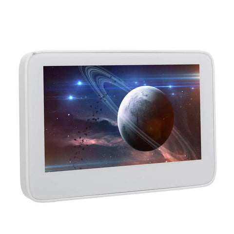4K Telescope Eyepiece Camera With 5 Inch HD Display, vivid image of Saturn's rings, ideal for stargazing and nature watching.