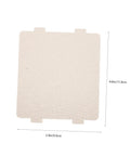 Must Have Ten Piece Microwave Waveguide Cover Mica Insulation Sheets For Heat Resistance And Protection dimensions 3.9x4.6in