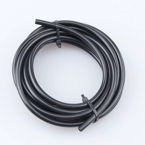 Black Three Sixteenth Inch Nylon Pneumatic Tubing Hose Ten Feet Long Flexible For Vacuum Air Oil Fuel And Low Pressure Hydraulic Lines Push To Connect Compatible Fittings DIY Ready coiled