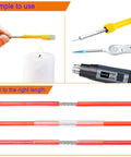 Heat Shrink Tubing Kit With Dope Assorted Colors And Sizes 650 Pieces Shrink Ratio 2 To 1 Thick wall tubing application