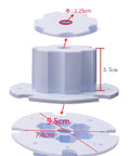 Drive Gearbox Kit With Motor And 2 PCS Switch For Kids Electric Ride On Car RS 550 Replacement Parts dimensions diagram