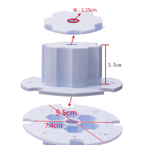 Drive Gearbox Kit With Motor And 2 PCS Switch For Kids Electric Ride On Car RS 550 Replacement Parts dimensions diagram