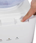 Hot And Cold Water Dispenser For 5 Gallon And 3 Gallon Bottles With Three Temperature Settings And Child Safety Lock control panel