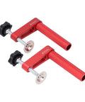 Two Pack 20mm Aluminum Bench Dog Clamps With Fast Hold Down Table Clamp For Woodworking Fits Standard 20mm Dog Holes 600 Pound Clamping Force Silicone Pads Protect Wood Lightweight Portable Clamp Set For Milling And Sanding