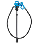 Badass Heavy Duty Electric Drum Pump For Fifty Five Gallon Barrels Runs Smooth On 120V AC Or 12V DC With Two Inch Bung Adapter Five GPM Flow Retractable Wand