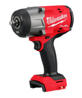 Pro Grade 1/2 Inch High Torque Cordless Impact Wrench With 5.0 Ah Battery, red and gray, compact design, suitable for automotive tasks.