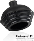 Heavy Duty Toilet Plunger With All Angle Design And Aluminum Handle Patent Pending Clog Buster for Bathrooms showing suction cup