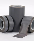 High Temp PTFE Heat Press Tape Sticks Firmly Yet Removes Cleanly No Residue Left Behind For Silicone Plastic Or Wood Surfaces 260C Rating rolls displayed.