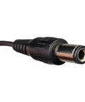 Close-up of connector for 20V Li Ion Battery Charger For Cordless Leaf Blowers And Lawn Gear OEM Replacement ETL Certified 21V DC 0.5A Output