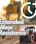 Heavy-Duty Moly EP Grease For Bearings And Joints, Long-Lasting Load Protection in use with heavy machinery and farm equipment.